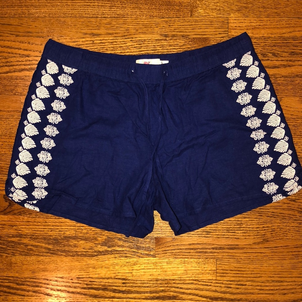 Blue Patterned Vineyard Vines Shorts